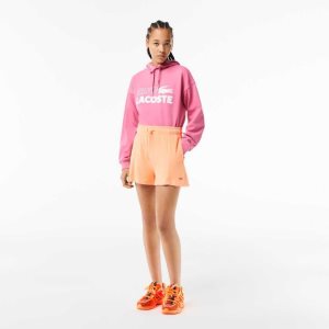 Lacoste Organic βαμβακερα Terry Cloth ανοιχτο πορτοκαλι | QM7254813