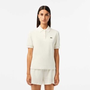 Lacoste Organic βαμβακερα Terry Cloth ασπρα | WG6053924