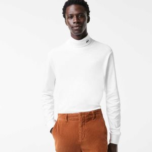 Lacoste Organic βαμβακερα Turtleneck ασπρα | NV6853074
