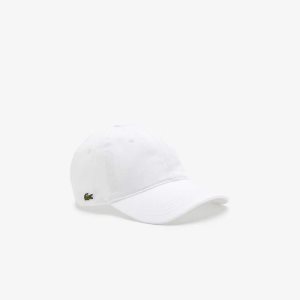 Lacoste Organic βαμβακερα Twill ασπρα | EP5013478