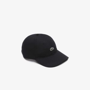 Lacoste Organic βαμβακερα Twill μαυρα | TG6017389