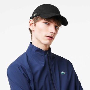 Lacoste Organic βαμβακερα Twill μαυρα | XP8106943
