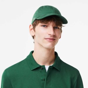 Lacoste Organic βαμβακερα Twill πρασινο | IK8534792