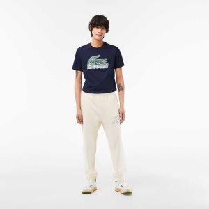 Lacoste Organic βαμβακερα tracking ασπρα | YC3845907