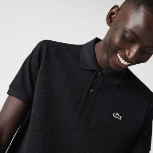 Lacoste Original L.12.12 Heathered Petit Pique βαμβακερα γκρι | FH7604385