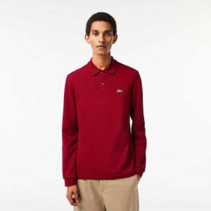 Lacoste Original L.12.12 Long Sleeve βαμβακερα μπορντο | KA1954372