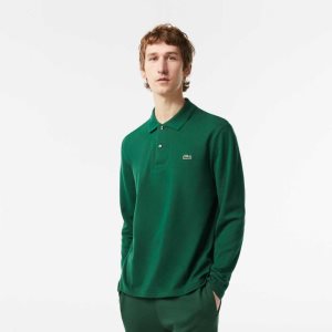Lacoste Original L.12.12 Long Sleeve βαμβακερα πρασινο | WZ5692841
