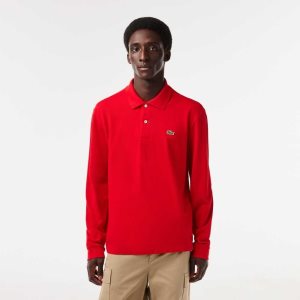 Lacoste Original L.12.12 Long Sleeve βαμβακερα κοκκινα | YA0461952