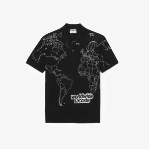 Lacoste Original L.12.12 Planisphere μαυρα | RU7238514