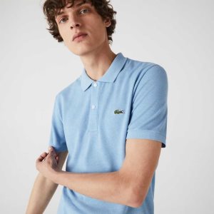 Lacoste Original L.12.12 Slim Fit Petit Pique βαμβακερα μπλε | AU4960573