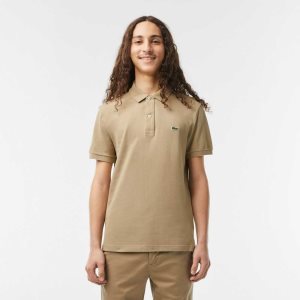 Lacoste Original L.12.12 Slim Fit Petit Pique βαμβακερα Μπεζ | JY2308974