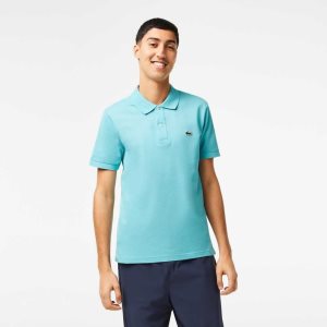 Lacoste Original L.12.12 Slim Fit Petit Pique βαμβακερα μεντα | LJ5461923