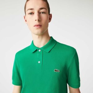 Lacoste Original L.12.12 Slim Fit Petit Pique βαμβακερα πρασινο | PN6745320