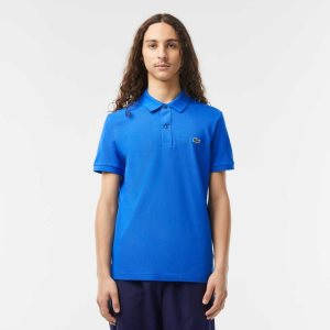 Lacoste Original L.12.12 Slim Fit Petit Pique βαμβακερα μπλε | WZ8721306