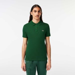 Lacoste Original L.12.12 Slim Fit Petit Pique βαμβακερα πρασινο | XN4072358
