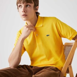 Lacoste Original L.12.12 petit pique cotton κίτρινα | UL7869540