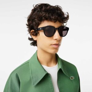 Lacoste Oval Plant Based Resin L.12.12 μαυρα | EG4521307