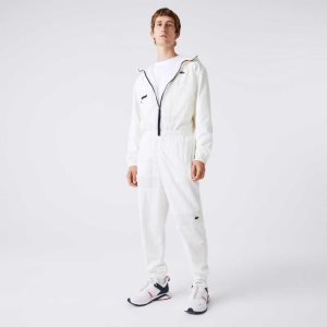 Lacoste Patchwork θαλασσης-Repellent ασπρα | JM0948716