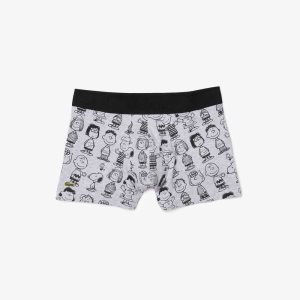Lacoste Peanuts Long Organic βαμβακερα Boxer Briefs γκρι | TZ1498253