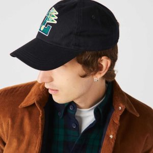 Lacoste Pennants L Organic βαμβακερα σκουρο μπλε μπλε | OW2671453