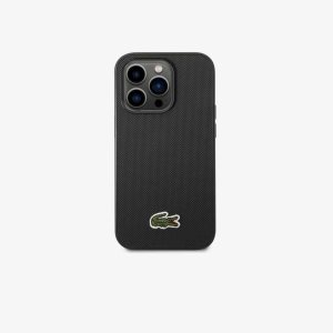 Lacoste Petit Pique Effect iPhone 14 Pro Max μαυρα | KA1590624