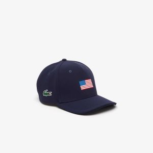 Lacoste Presidents Cup SPORT American Flag Adjustable σκουρο μπλε μπλε | HG7605139