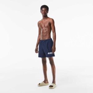 Lacoste Quick-Dry Logo Stripe μπλε | VW3976548