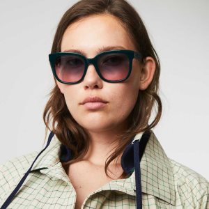 Lacoste Rectangle Acetate Croco Skin πρασινο | TH2135049