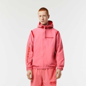 Lacoste Recycled Polyamide κοντο tracking ροζ | LR7180463