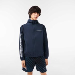Lacoste Recycled Polyamide κοντο tracking μπλε | RA4093856
