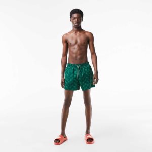 Lacoste Recycled Polyester Print πρασινο Χακί πρασινο | JR8295410