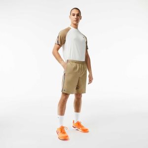 Lacoste Recycled Polyester τενις Μπεζ | CJ4157692