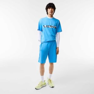 Lacoste Reflective Print μπλε | YL1863025
