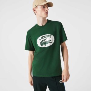 Lacoste Regular Fit Branded Monogram Print πρασινο | XI8721304