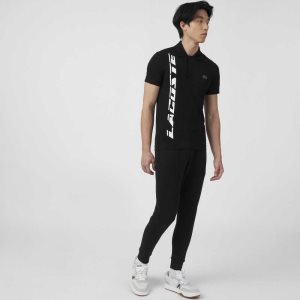 Lacoste Regular Fit Branded Pique μαυρα | XB9862071