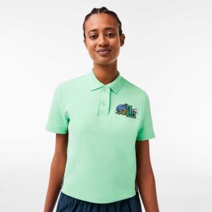 Lacoste Regular Fit Comic Badge ανοιχτο πρασινο | AR4865307