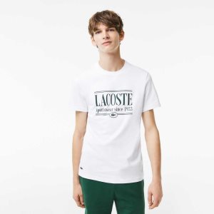 Lacoste Regular Fit Jersey ασπρα | GZ0342798