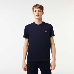 Lacoste Regular Fit Logo Stripe σκουρο μπλε μπλε | RB8132675