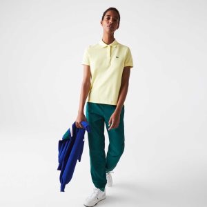 Lacoste Regular Fit Soft βαμβακερα Petit Pique κίτρινα | JT4176203