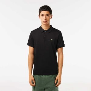 Lacoste Regular Fit Ultra Soft βαμβακερα Jersey μαυρα | IX4053982