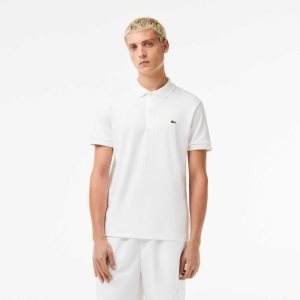 Lacoste Regular Fit Ultra Soft βαμβακερα Jersey ασπρα | OT4259360