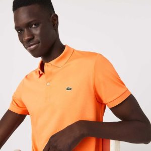 Lacoste Regular Fit Ultra Soft βαμβακερα Jersey πορτοκαλι | RF6185970