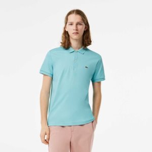 Lacoste Regular Fit Ultra Soft βαμβακερα Jersey μεντα | XC8604179