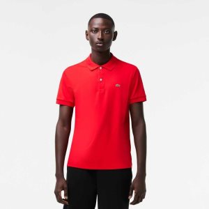 Lacoste Regular Fit Ultra Soft βαμβακερα Jersey κοκκινα | XH3501978