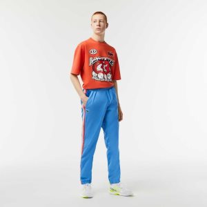 Lacoste Regular Fit tracking Pants μπλε | GE3109548