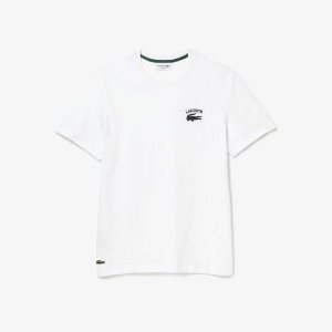 Lacoste Regular Fit βαμβακερα Jersey ασπρα | BO3249865