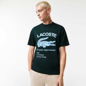 Lacoste Relaxed Fit Crocodile πρασινο | AI8092763