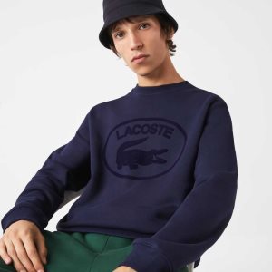 Lacoste Relaxed Fit Organic βαμβακερα σκουρο μπλε μπλε | ZI7690238
