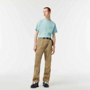 Lacoste Relaxed Fit θαλασσης-Repellent tracking Μπεζ | UG9814762