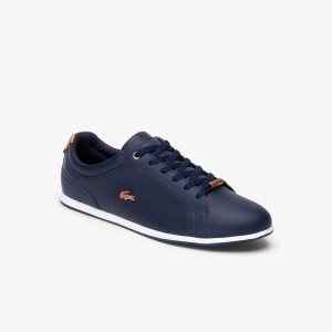 Lacoste Rey δερματινα δαντελα-Up μπλε ασπρα | ZF0891765
